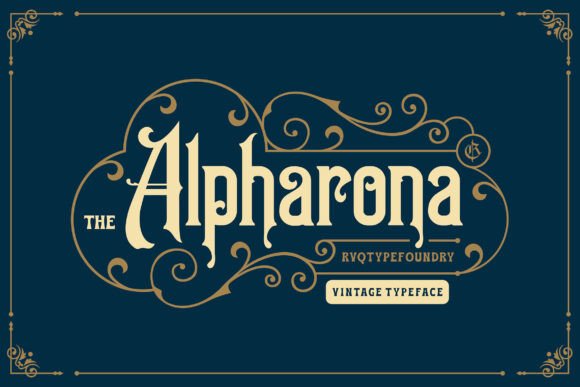 Alpharone: A Vintage Blackletter for Modern Creatives