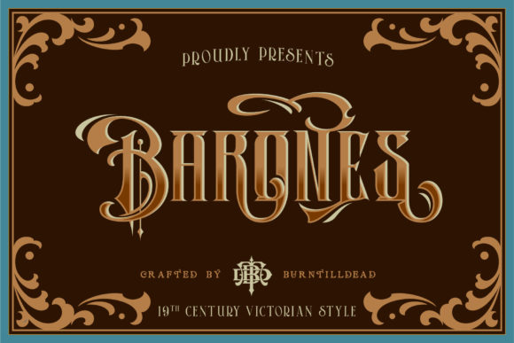 Barones: A Victorian Blackletter Font for Bold Designs
