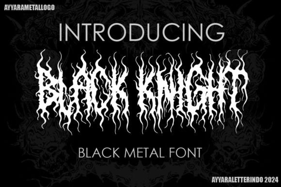 Black Knight: A Bold Blackletter Font for Metal Branding