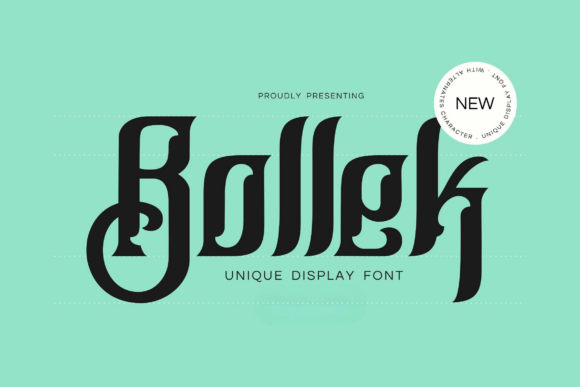 Bollek: Where Vintage Blackletter Meets Modern Edge