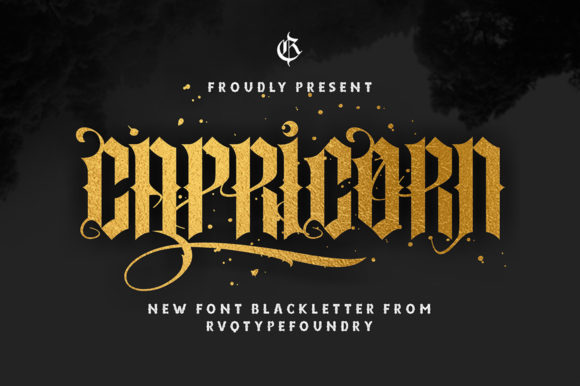 Capricorn: A Blackletter Font for Powerful, Elegant Design