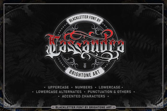 Cassandra: A Bold Blackletter for Authentic Design