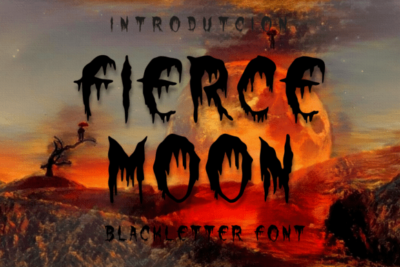 Fierce Moon: A Blackletter Font for Bold Modern Projects