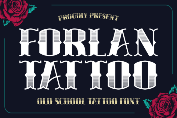 Forlan Tattoo: A Bold Black Letter Font for Timeless Design