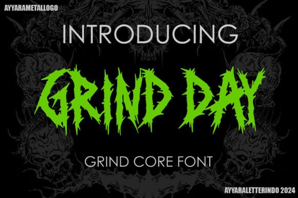 Grind Day: The Blackletter Font for Bold Branding