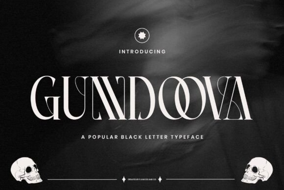 Gundoova: A Blackletter Font with Modern Grit