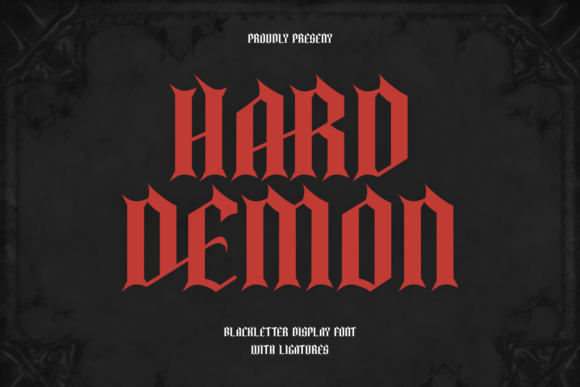 Hard Demon: The Blackletter Font for Bold Statements