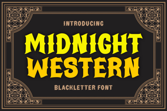 Midnight Western: A Bold Typeface with Old West Soul