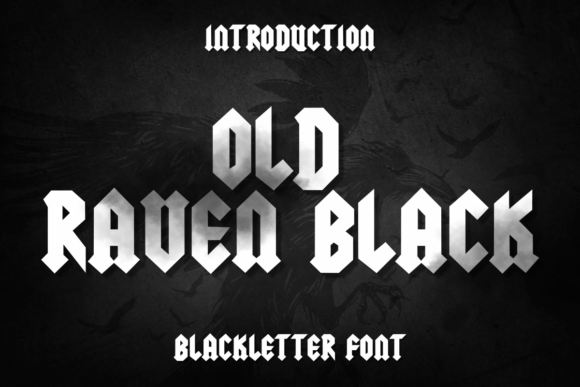 Old Raven Black: Command Attention with Dramatic Gothic Flair