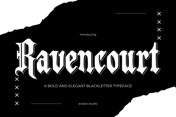 Ravencourt: A Gothic Typeface for Bold Branding