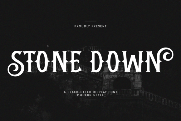 Stone Down: A Modern Blackletter for Bold Statements